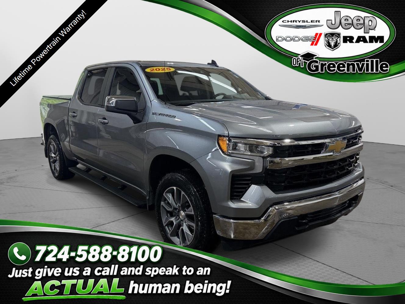 Sterling Gray Metallic 2025 Chevrolet Silverado 1500 Pickup Truck Four-Wheel Drive 8-Speed Automatic