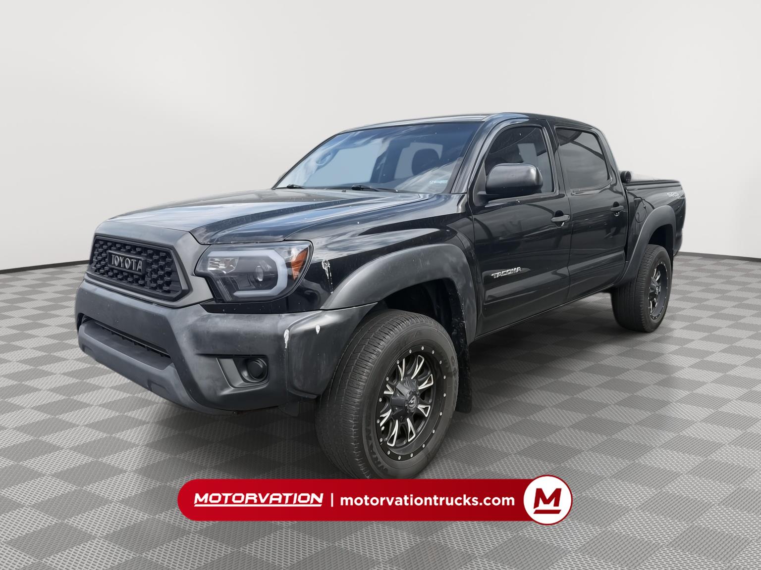 Black 2014 Toyota Tacoma PreRunner Double Cab SB Pickup Truck 4X2 4-Speed Automatic