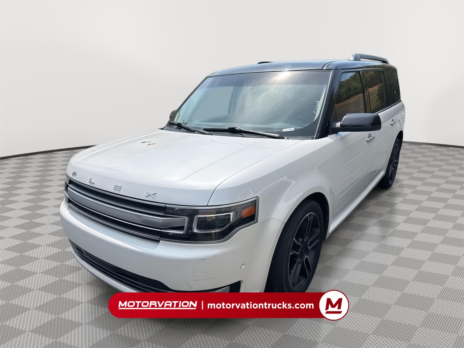 White Platinum Metallic Tri-Coat 2014 Ford Flex Limited AWD SUV / Crossover All-Wheel Drive 6-Speed Automatic