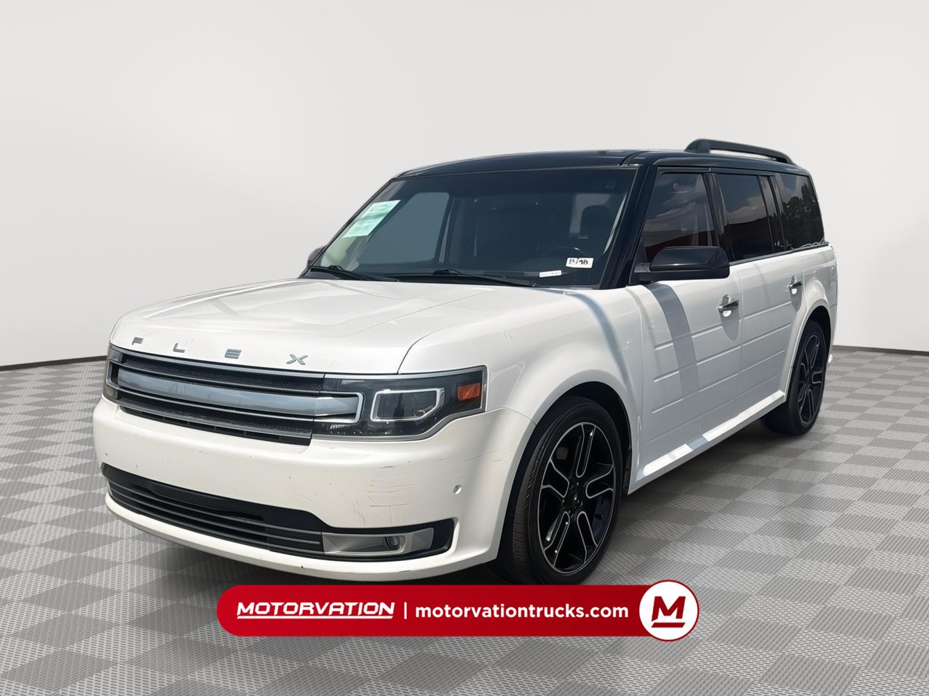 White Platinum Metallic Tri-Coat 2014 Ford Flex Limited AWD SUV / Crossover All-Wheel Drive 6-Speed Automatic