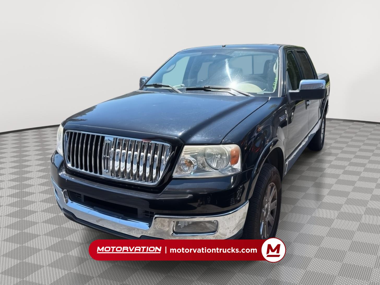 Black 2006 Lincoln Mark LT SuperCrew 4WD Pickup Truck Four-Wheel Drive 4-Speed Automatic Overdrive
