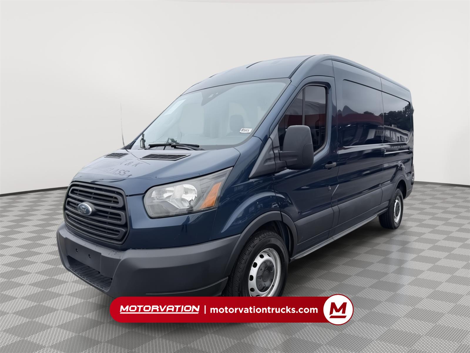 Blue Jeans Metallic 2019 Ford Transit Cargo 250 Medium Roof LWB RWD with Sliding Passenger-Side Door Van Rear-Wheel Drive 6-Speed Automatic Overdrive