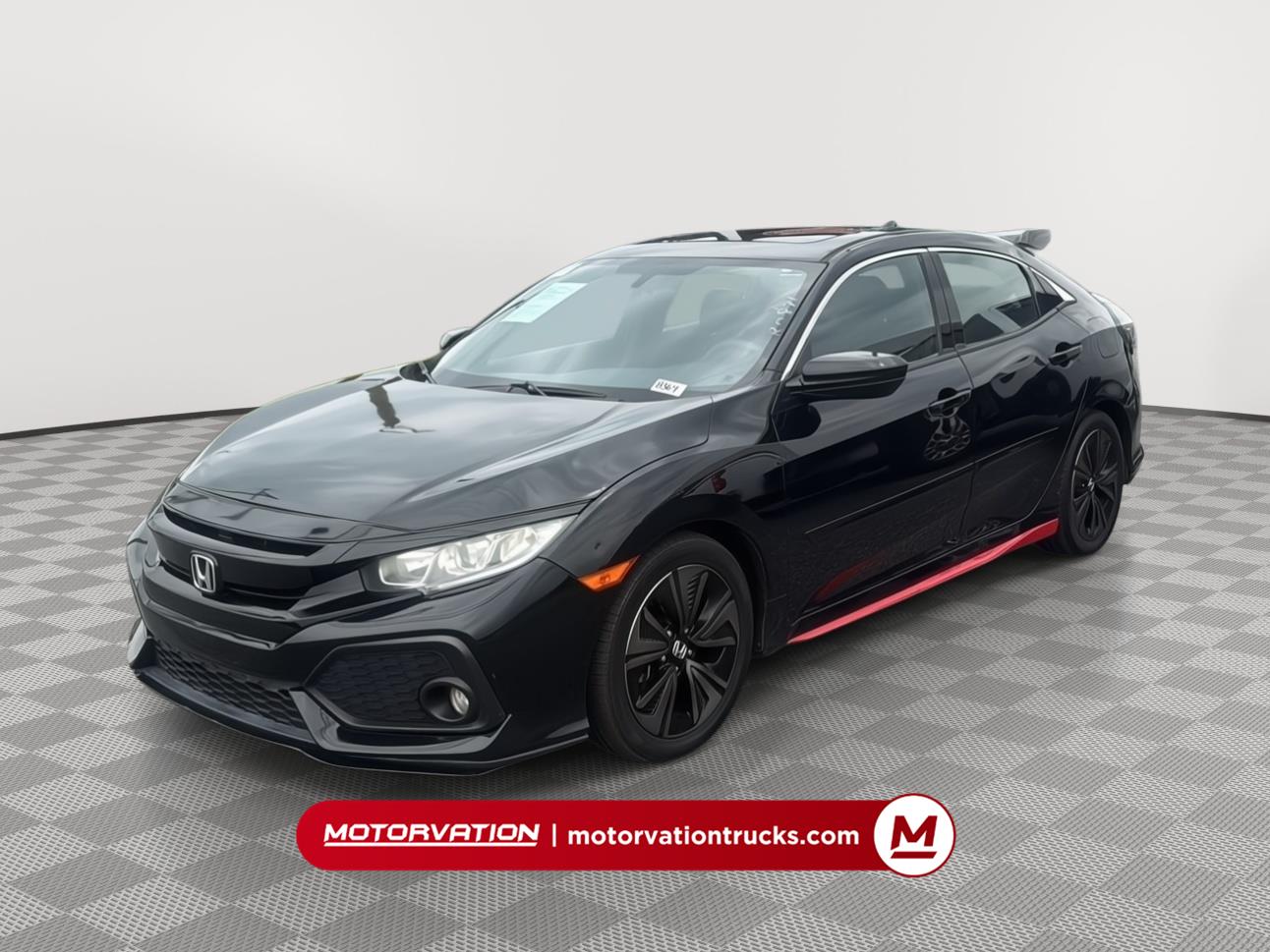 Crystal Black Pearl 2018 Honda Civic Hatchback Hatchback Front-Wheel Drive Continuously Variable Transmission