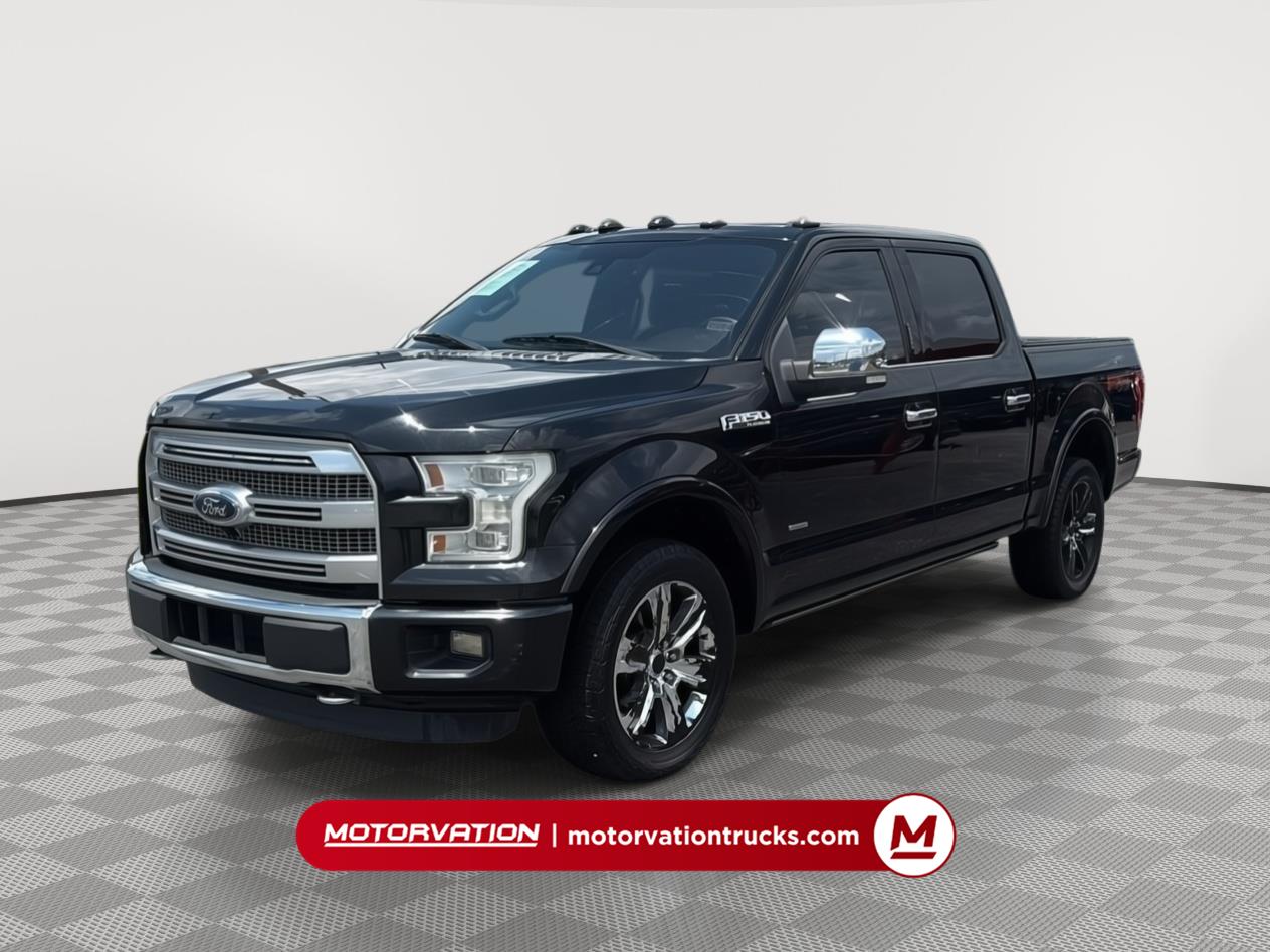 Tuxedo Black Metallic 2015 Ford F-150 Pickup Truck Four-Wheel Drive 6-Speed Automatic