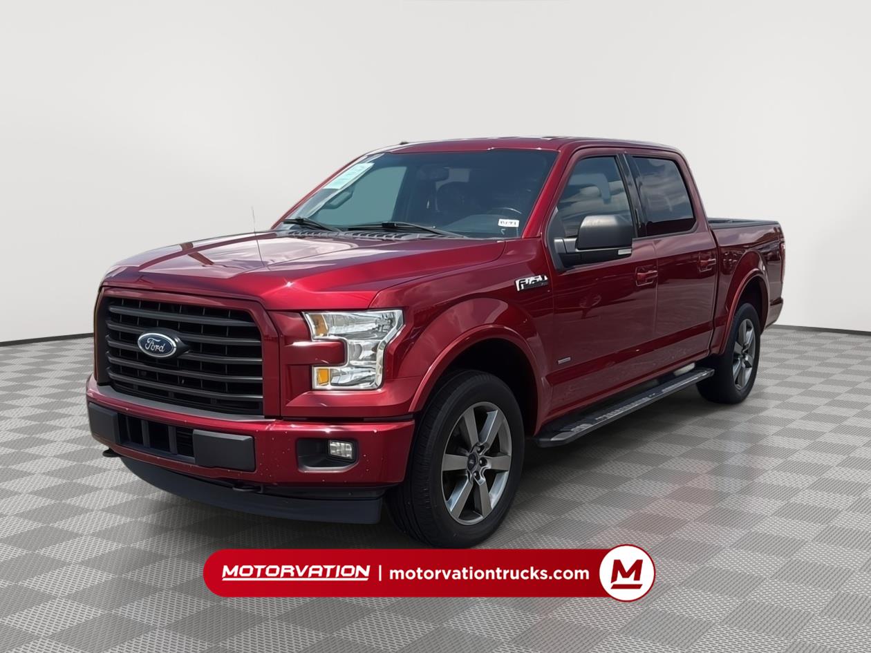 Ruby Red Metallic Tinted Clearcoat 2017 Ford F-150 Pickup Truck Four-Wheel Drive 6-Speed Automatic