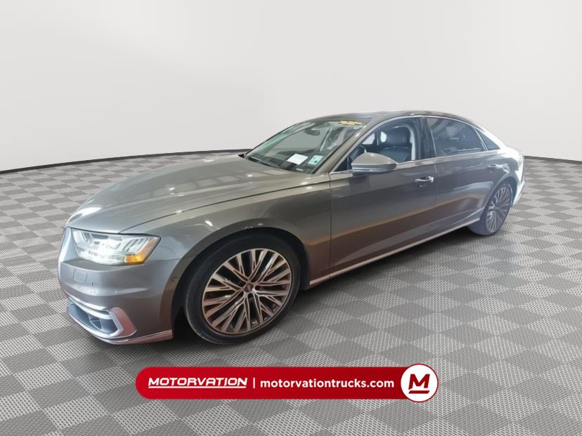 Glacier White Metallic 2019 Audi A8 Sedan All-Wheel Drive Automatic