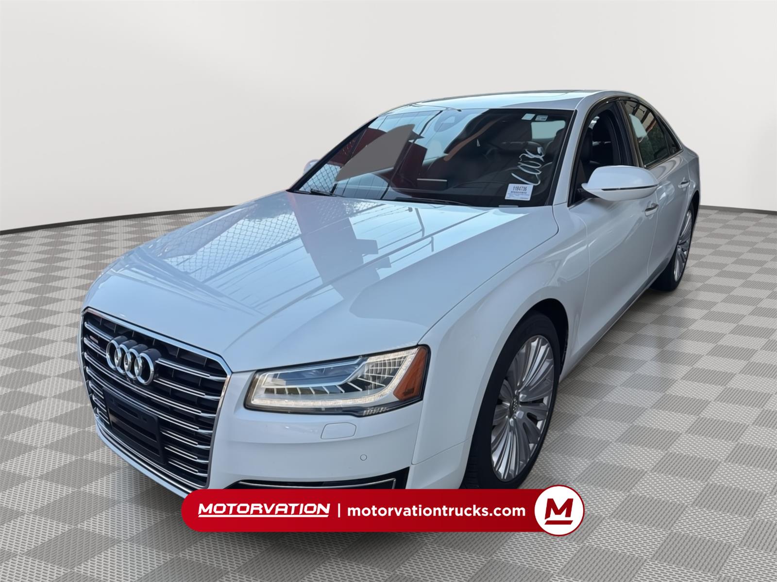 Glacier White Metallic 2015 Audi A8 Sedan All-Wheel Drive Automatic