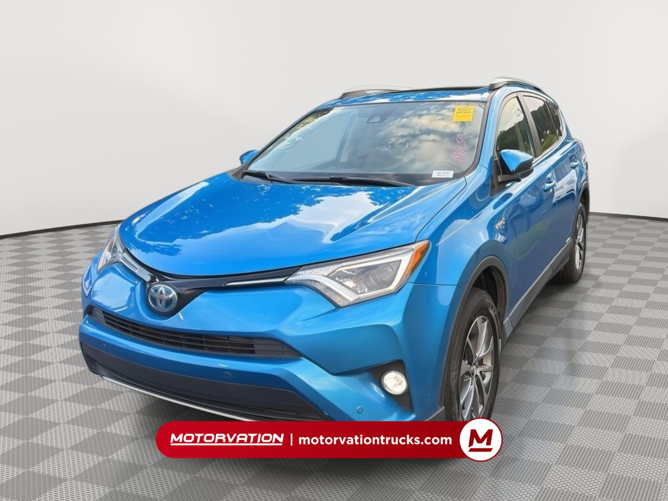 Electric Storm Blue 2017 Toyota RAV4 Hybrid SUV / Crossover All-Wheel Drive Continuously Variable Transmission