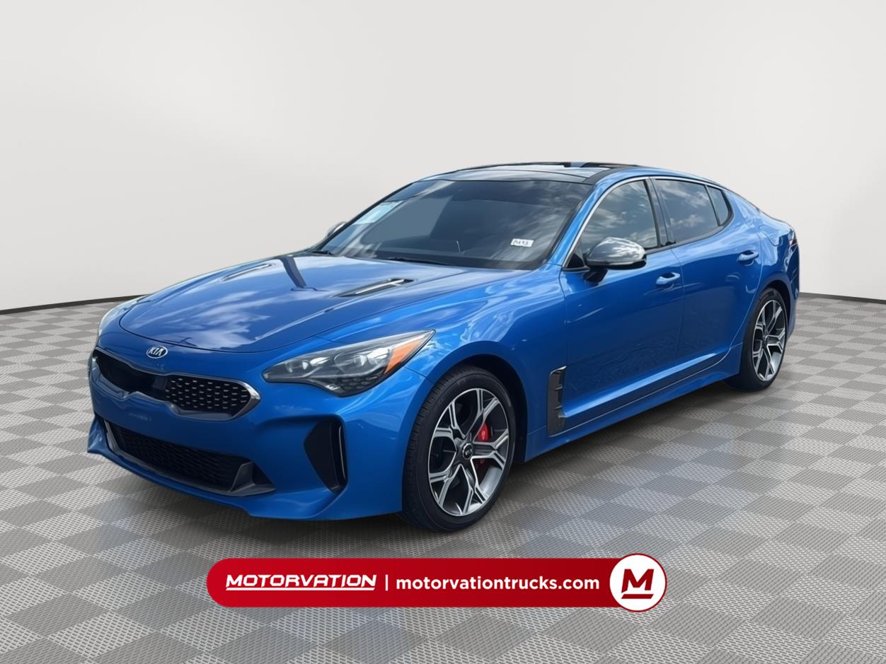 Micro Blue Pearl 2018 Kia Stinger Sedan Rear-Wheel Drive 8-Speed Automatic
