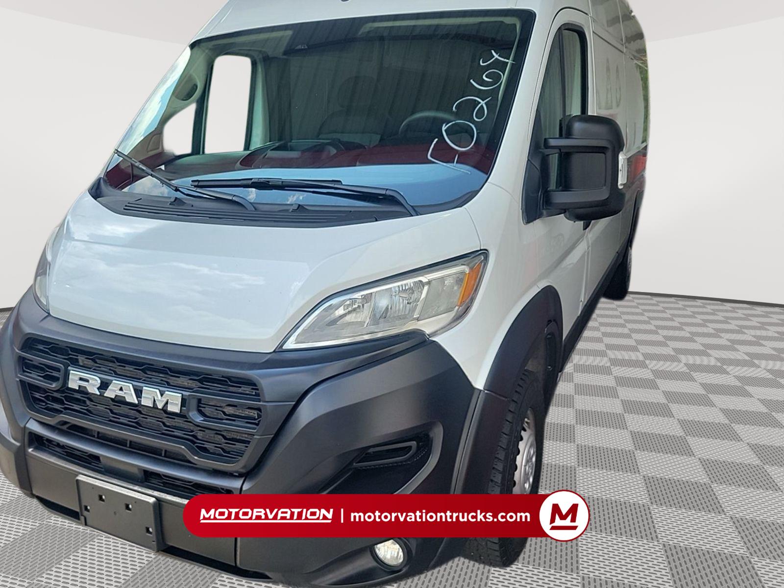 Bright White Clearcoat 2025 RAM ProMaster Van Front-Wheel Drive 9-Speed Automatic