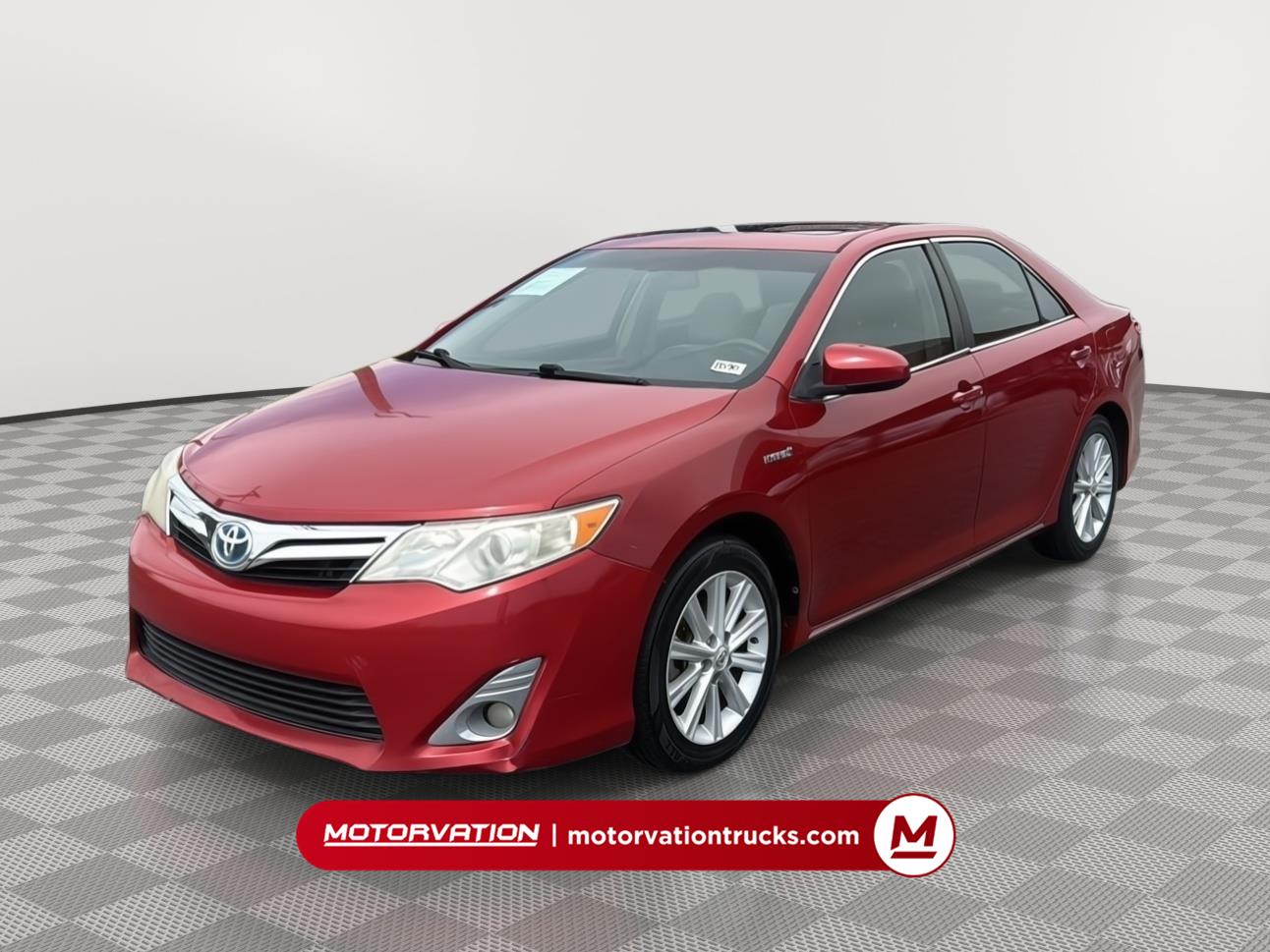 Barcelona Red Metallic 2012 Toyota Camry Hybrid Sedan Front-Wheel Drive Continuously Variable Transmission