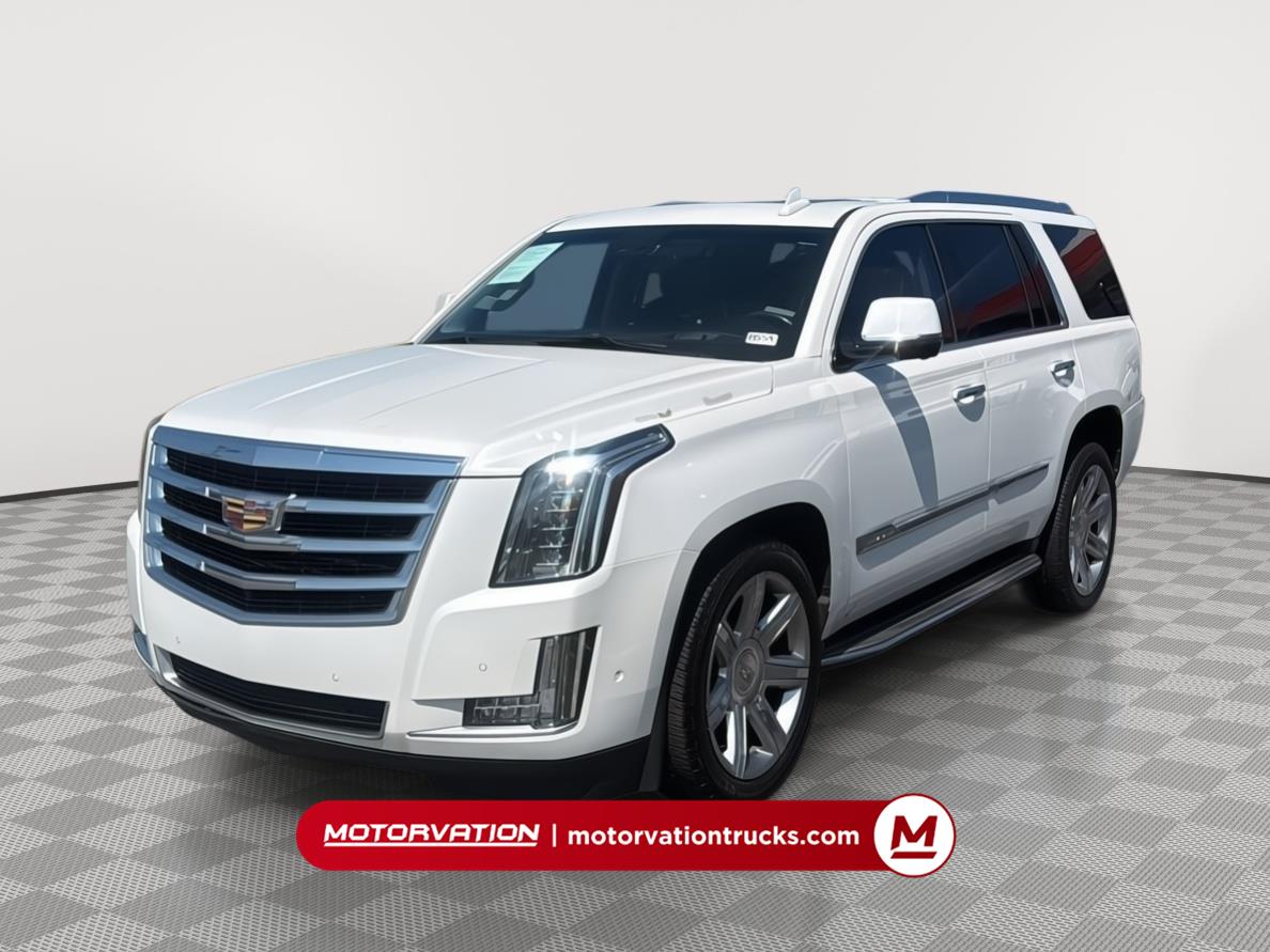 Crystal White Tricoat 2017 Cadillac Escalade SUV / Crossover Rear-Wheel Drive 8-Speed Automatic