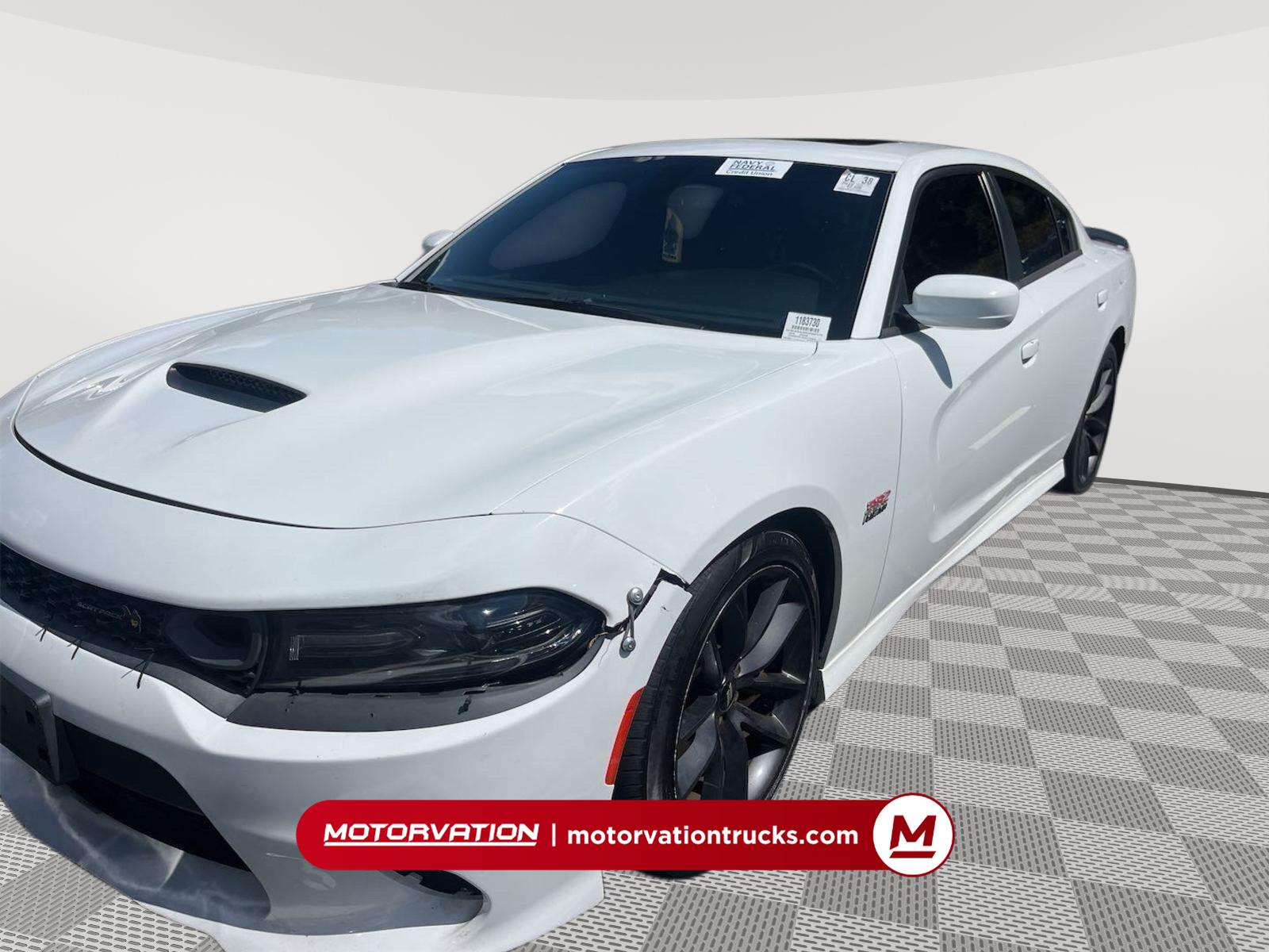 White Knuckle Clearcoat 2019 Dodge Charger Sedan Rear-Wheel Drive 8-Speed Automatic