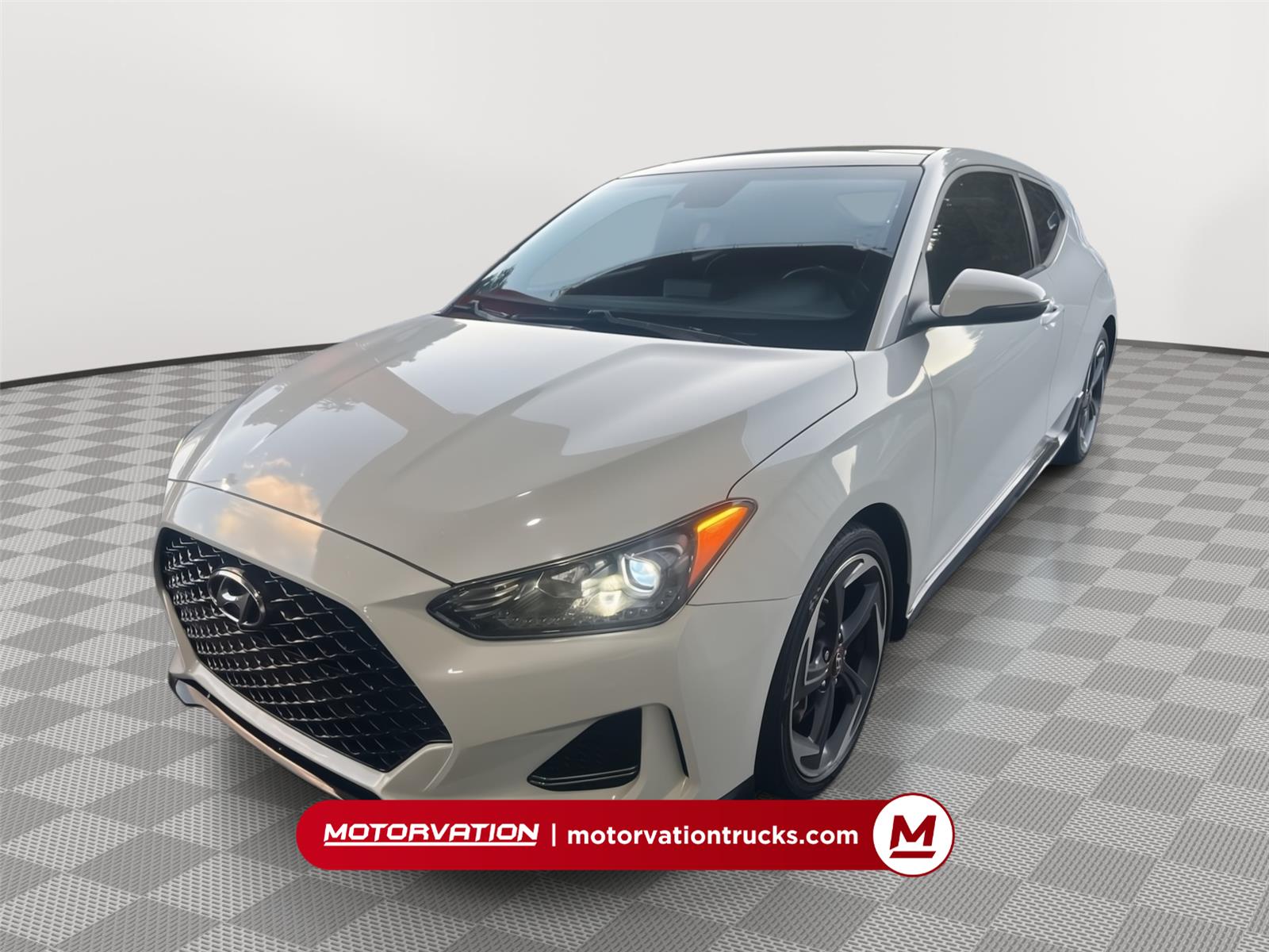 Chalk White 2020 Hyundai Veloster Coupe Front-Wheel Drive Automatic