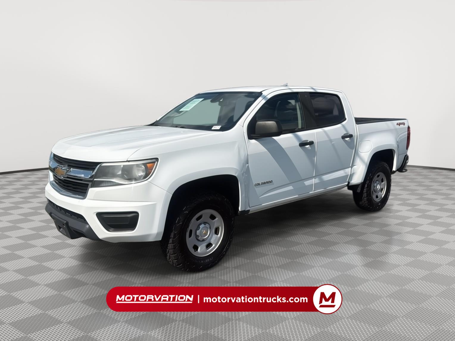 Summit White 2019 Chevrolet Colorado Pickup Truck Four-Wheel Drive 8-Speed Automatic