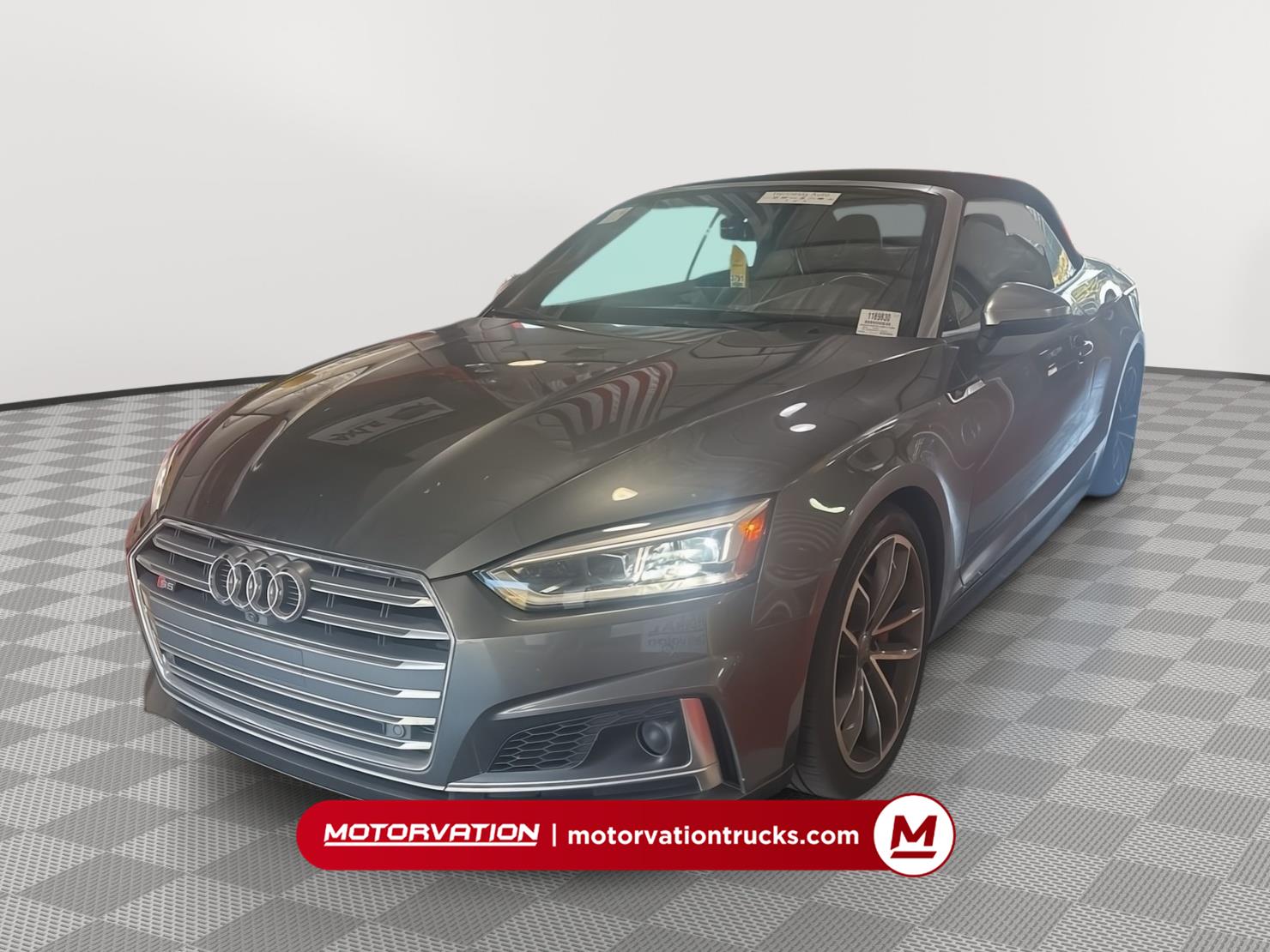 Daytona Gray Pearl Effect/Black Roof 2018 Audi S5 Convertible All-Wheel Drive Automatic