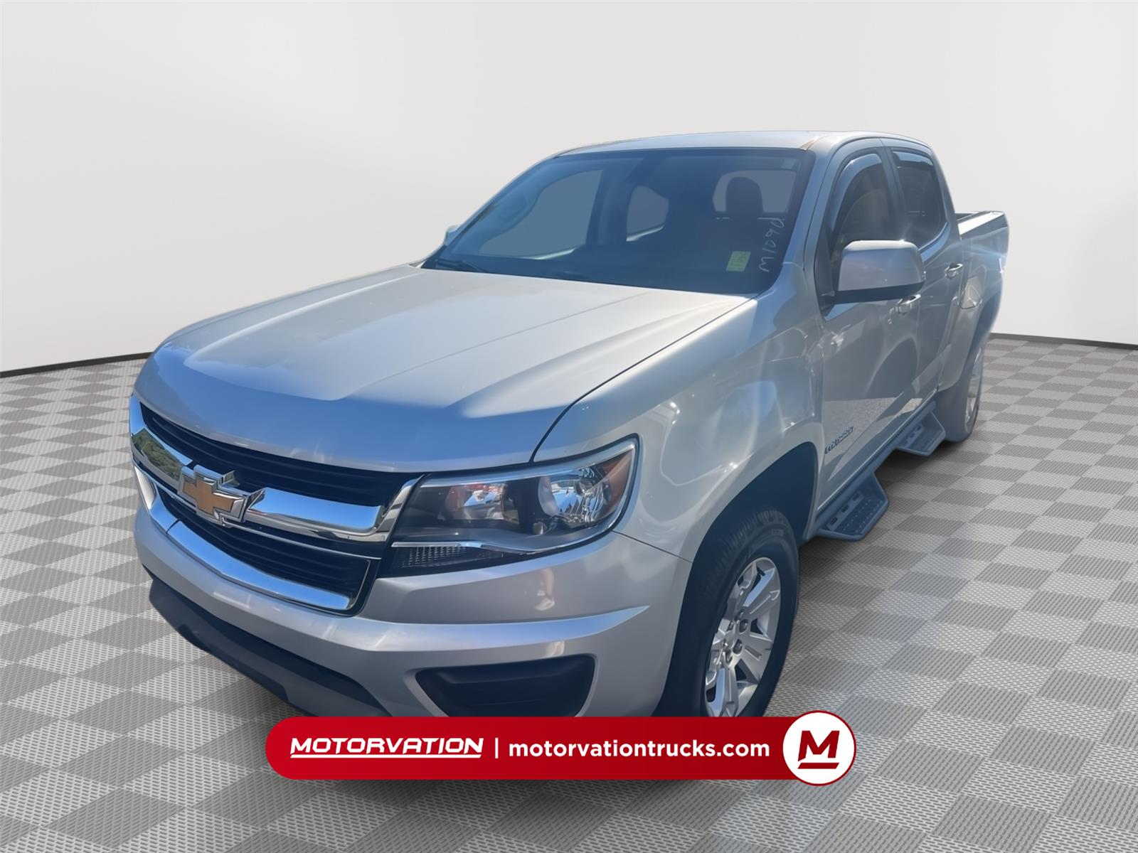 Silver Ice Metallic 2019 Chevrolet Colorado Pickup Truck Four-Wheel Drive 8-Speed Automatic