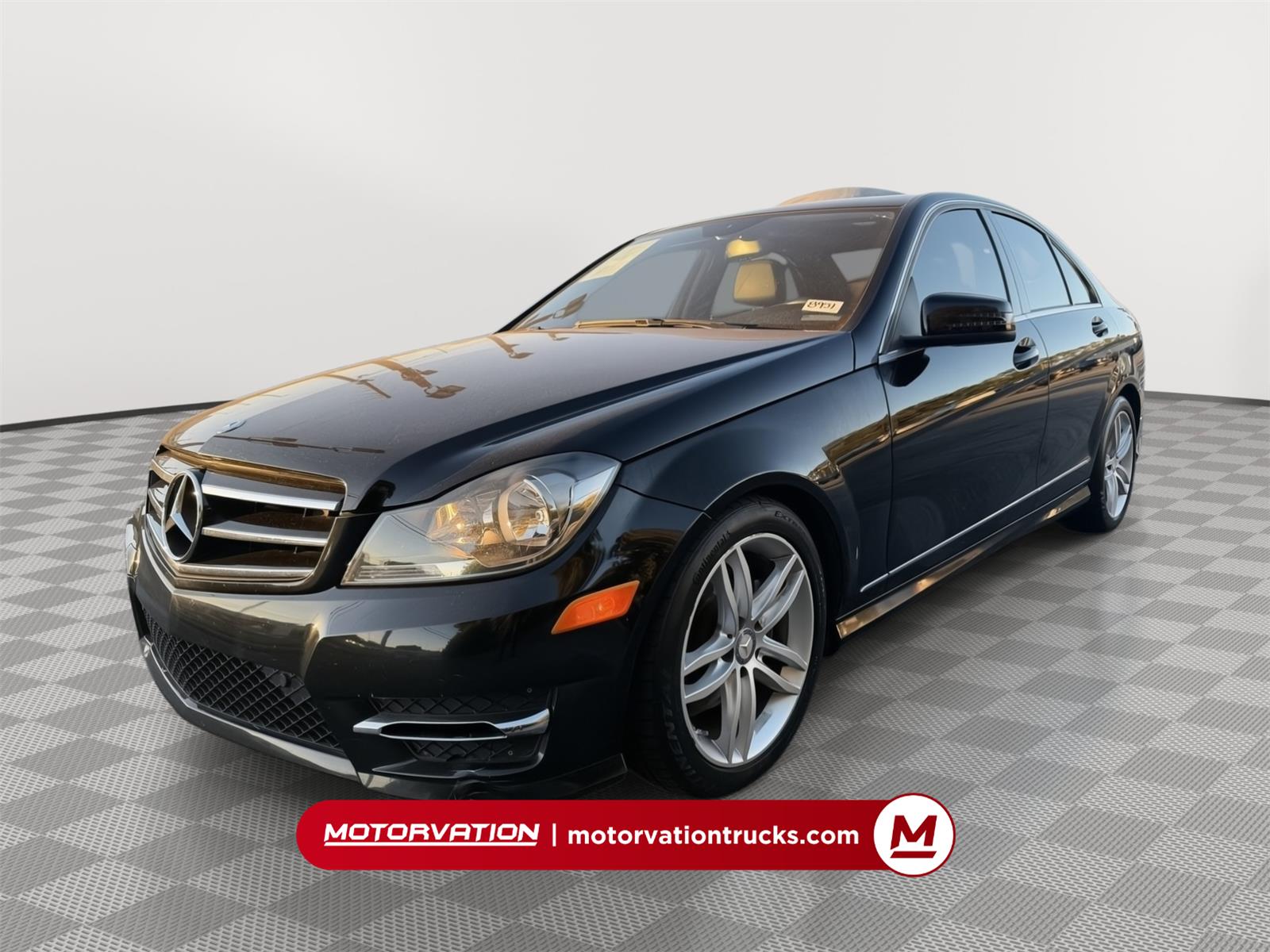 Black 2014 Mercedes-Benz C-Class Sedan Rear-Wheel Drive Automatic
