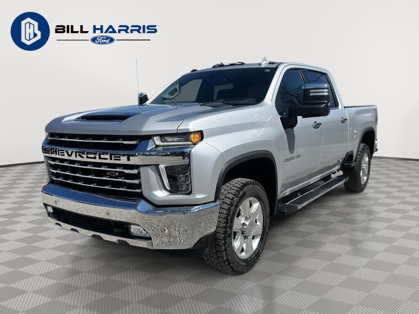 Silver Ice Metallic 2022 Chevrolet Silverado 2500HD LTZ Crew Cab 4WD Pickup Truck Four-Wheel Drive 6-Speed Automatic