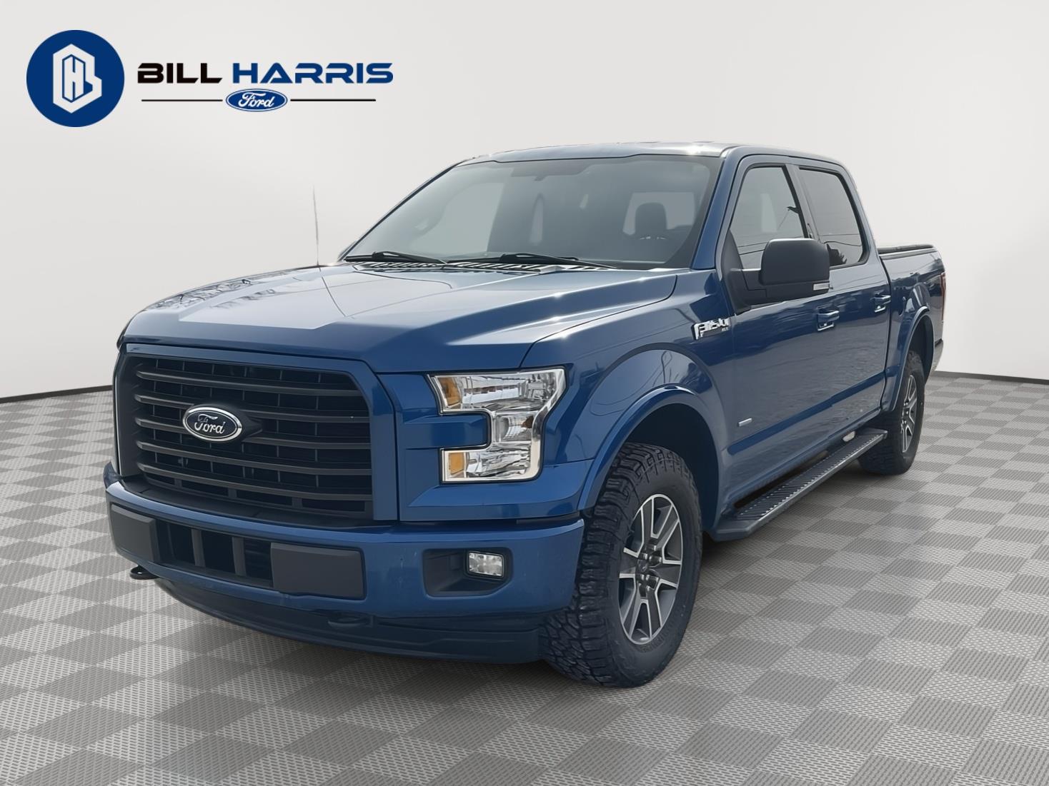 Lightning Blue 2017 Ford F-150 XLT SuperCrew 4WD Pickup Truck Four-Wheel Drive Automatic