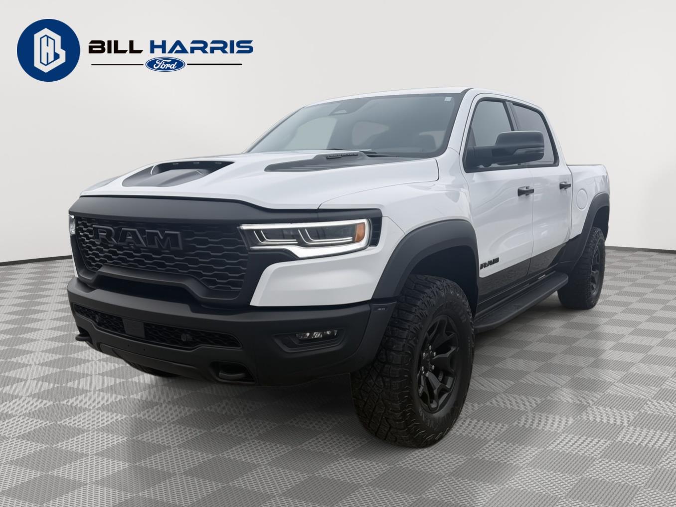 Bright White Clearcoat 2025 RAM 1500 RHO Crew Cab AWD Pickup Truck All-Wheel Drive 8-Speed Automatic