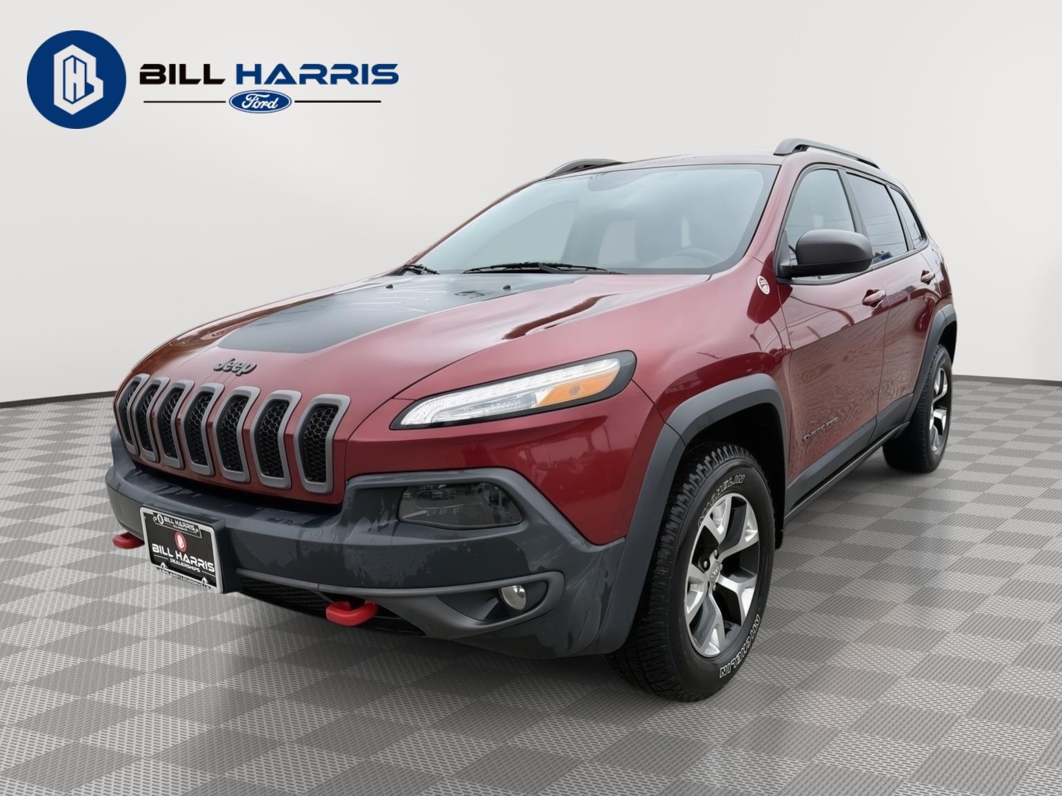 Deep Cherry Red Crystal Pearlcoat 2014 Jeep Cherokee SUV / Crossover Four-Wheel Drive 9-Speed Automatic