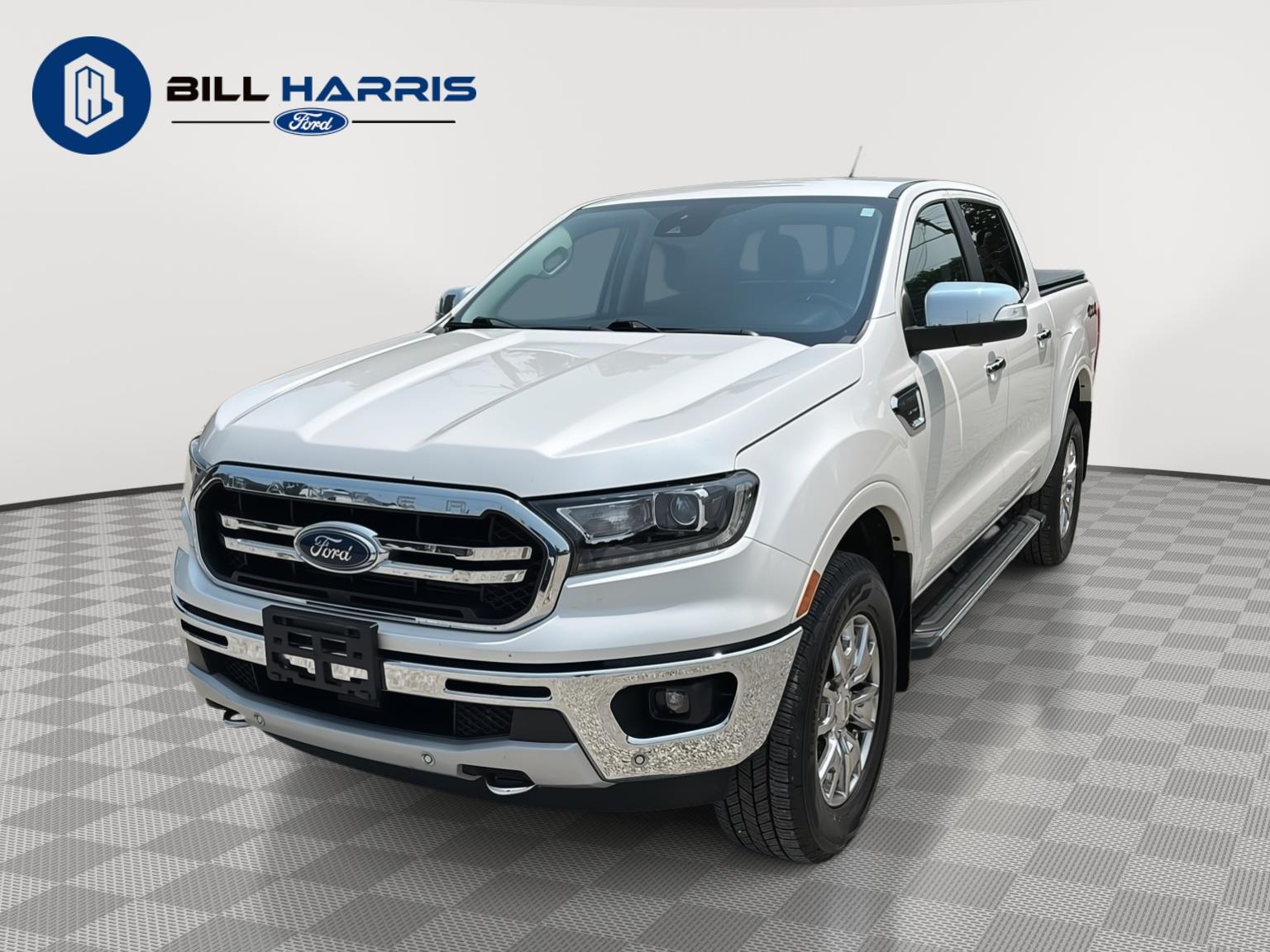 White Platinum Metallic Tri-Coat 2019 Ford Ranger Pickup Truck Four-Wheel Drive Automatic