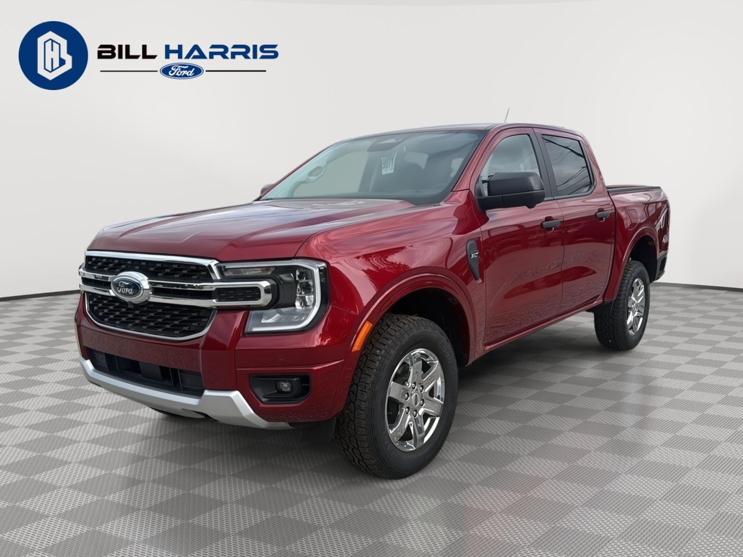 Ruby Red Metallic Tinted Clearcoat 2025 Ford Ranger Pickup Truck Four-Wheel Drive Automatic