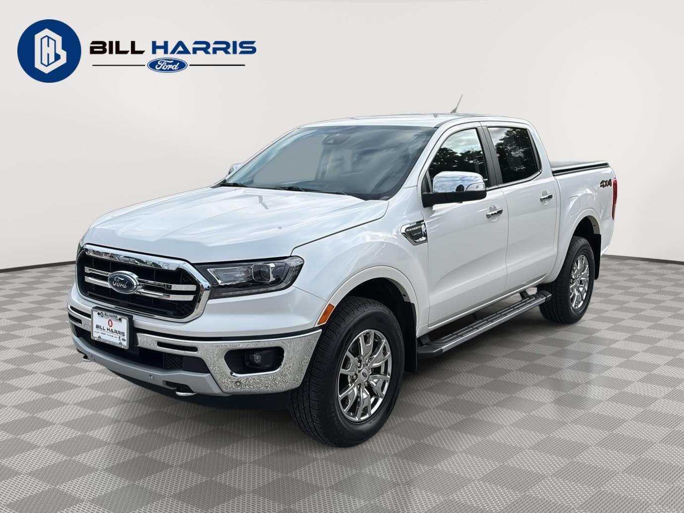 White Platinum Metallic Tri-Coat 2019 Ford Ranger Pickup Truck Four-Wheel Drive Automatic