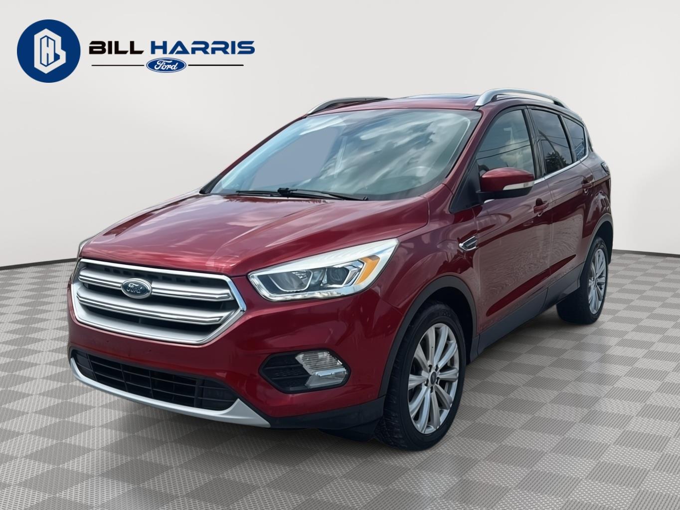 Ruby Red Metallic Tinted Clearcoat 2017 Ford Escape SUV / Crossover All-Wheel Drive 6-Speed Automatic