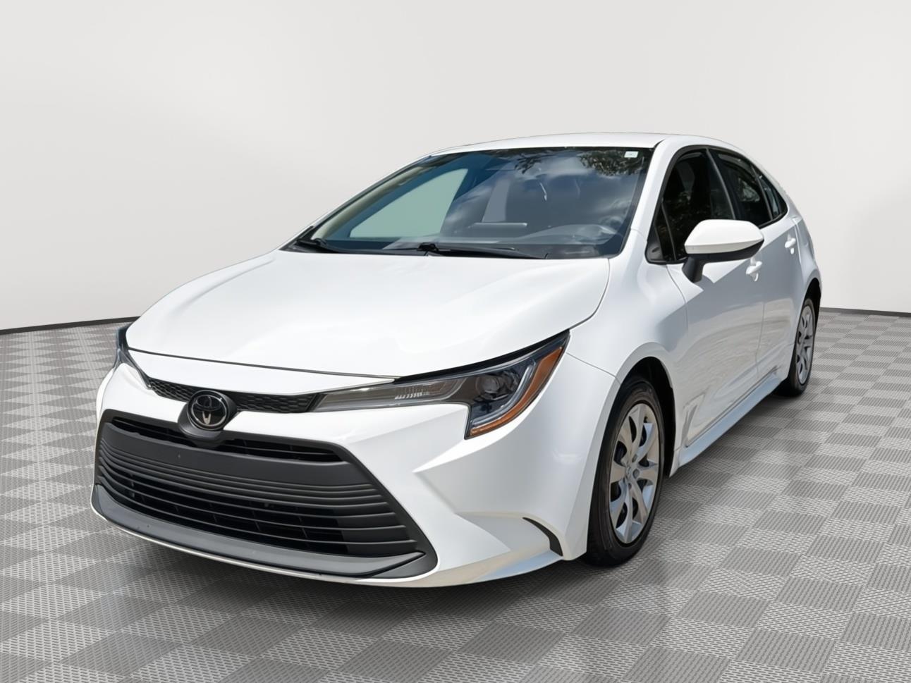 White 2023 Toyota Corolla Sedan Front-Wheel Drive Continuously Variable Transmission