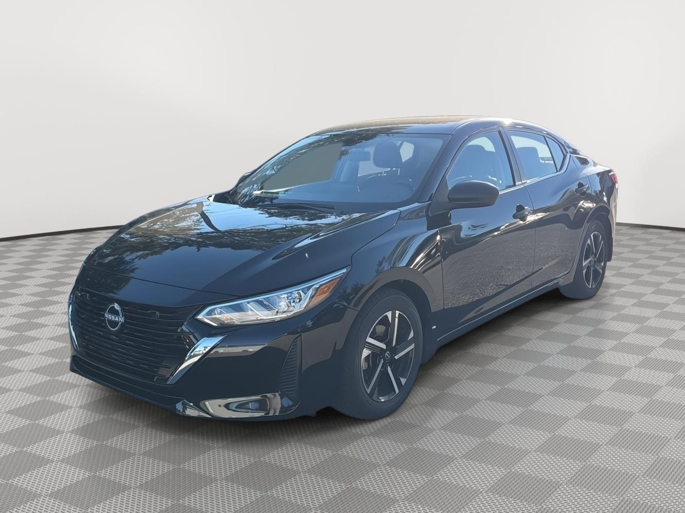 Super Black 2024 Nissan Sentra Sedan Front-Wheel Drive Continuously Variable Transmission