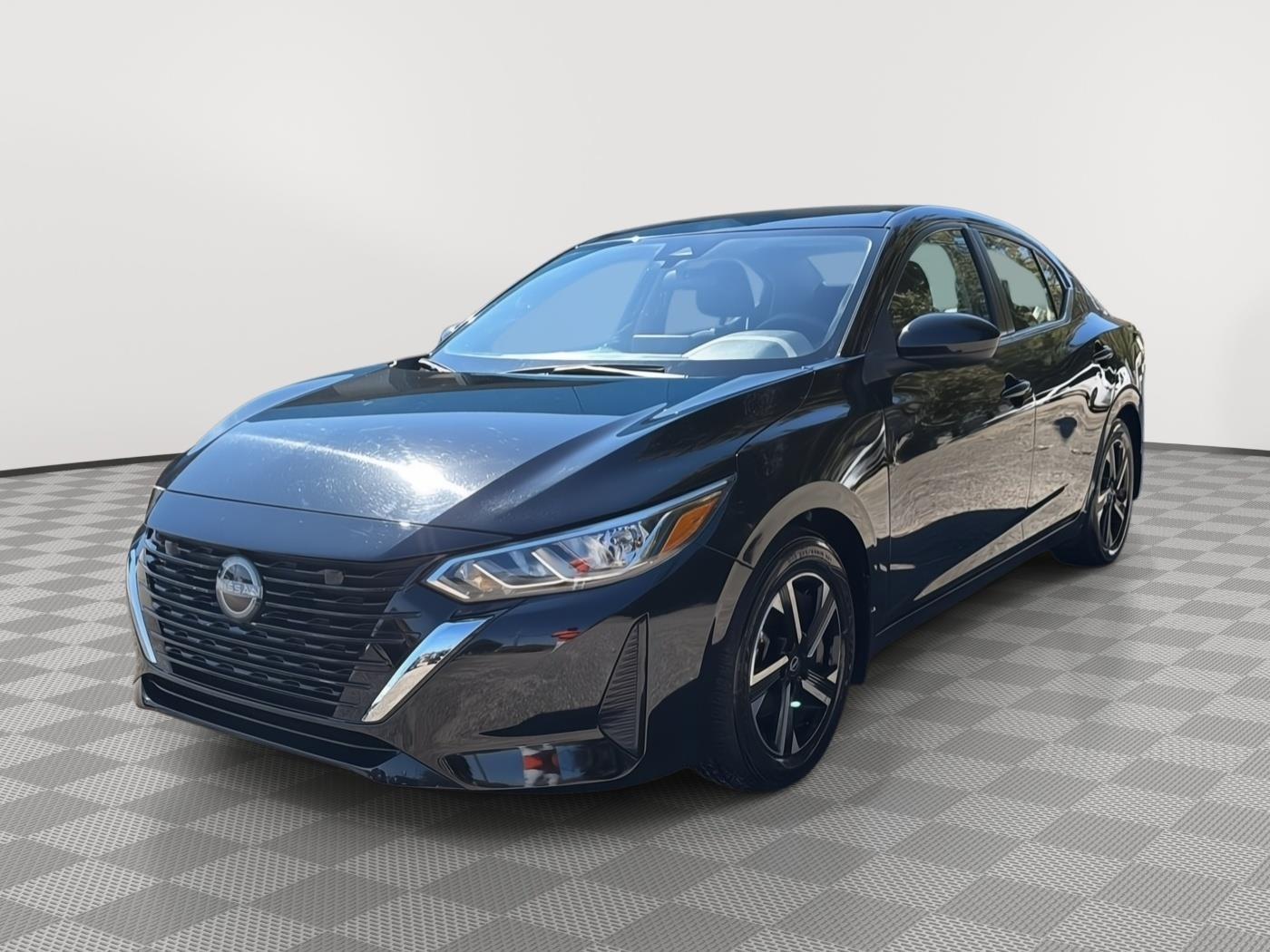 Super Black 2024 Nissan Sentra Sedan Front-Wheel Drive Continuously Variable Transmission