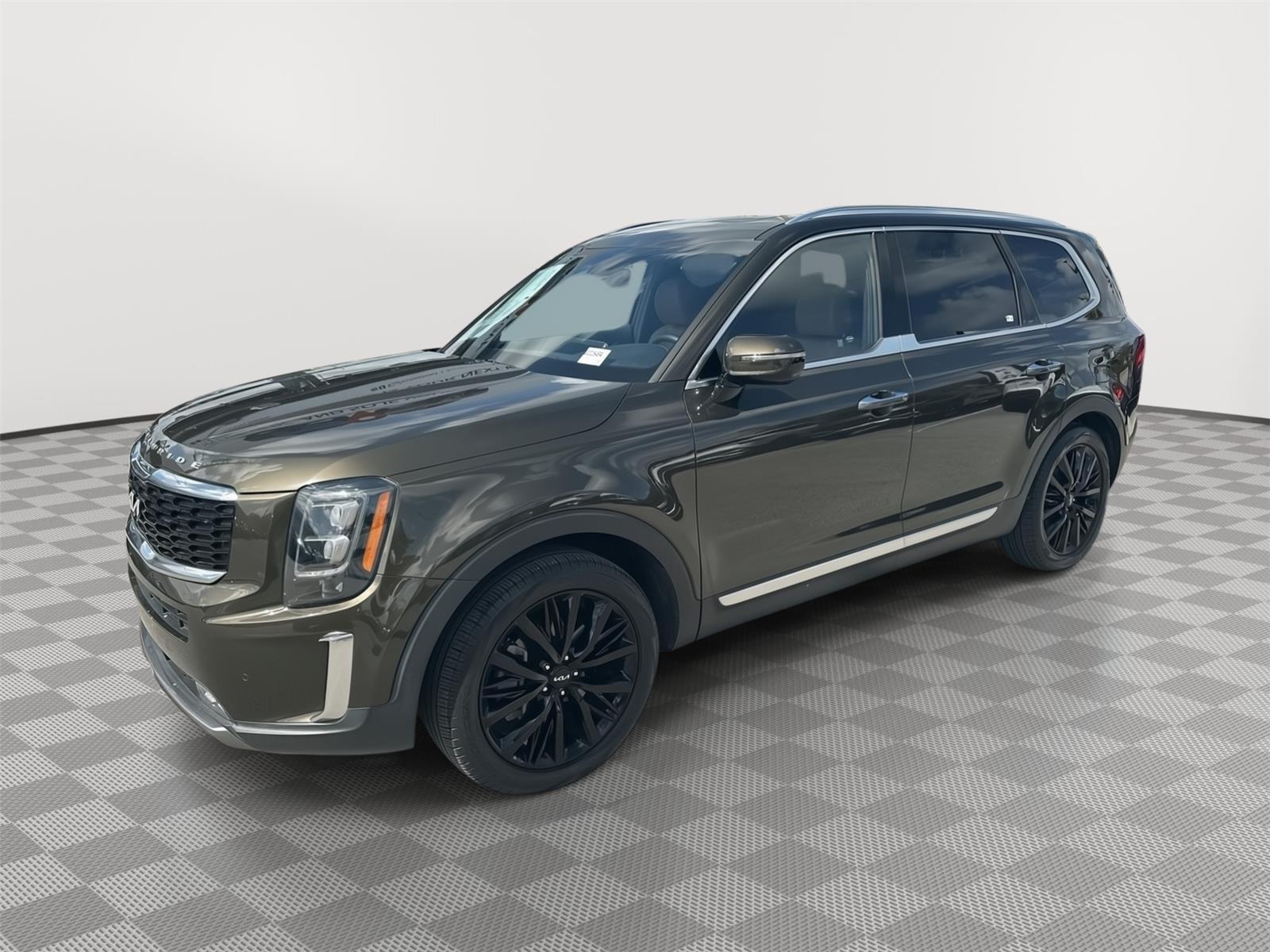 Dark Moss 2022 Kia Telluride SX FWD SUV / Crossover Front-Wheel Drive 8-Speed Automatic