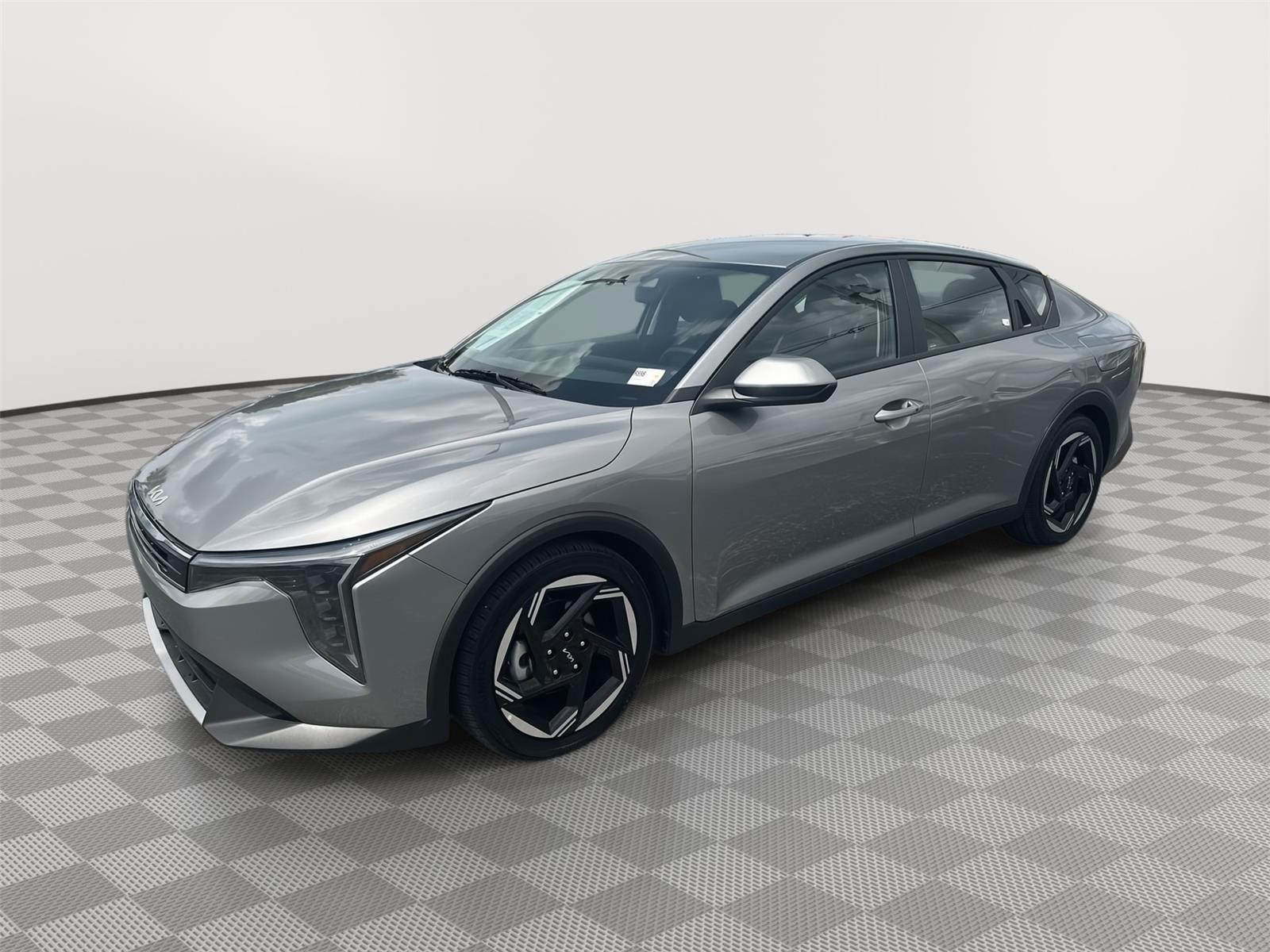 Steel Gray 2025 Kia K4 Sedan Front-Wheel Drive Continuously Variable Transmission