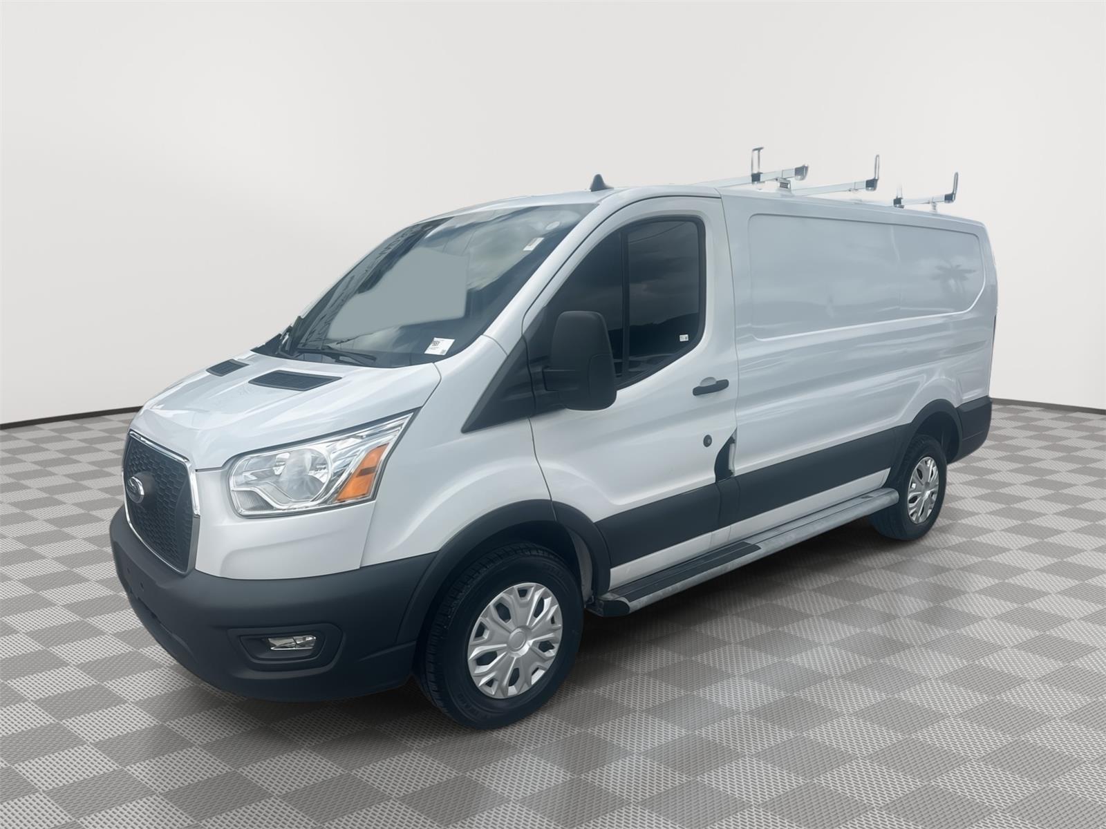 Oxford White 2021 Ford Transit Cargo Van Rear-Wheel Drive Automatic