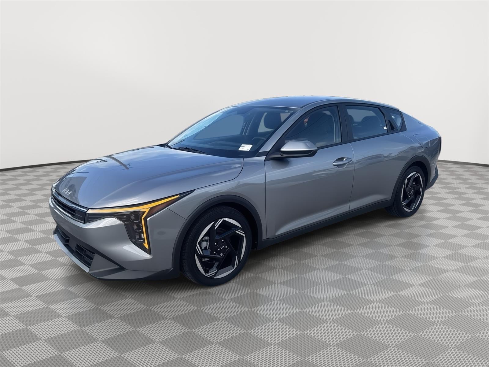 Steel Gray 2025 Kia K4 Sedan Front-Wheel Drive Continuously Variable Transmission