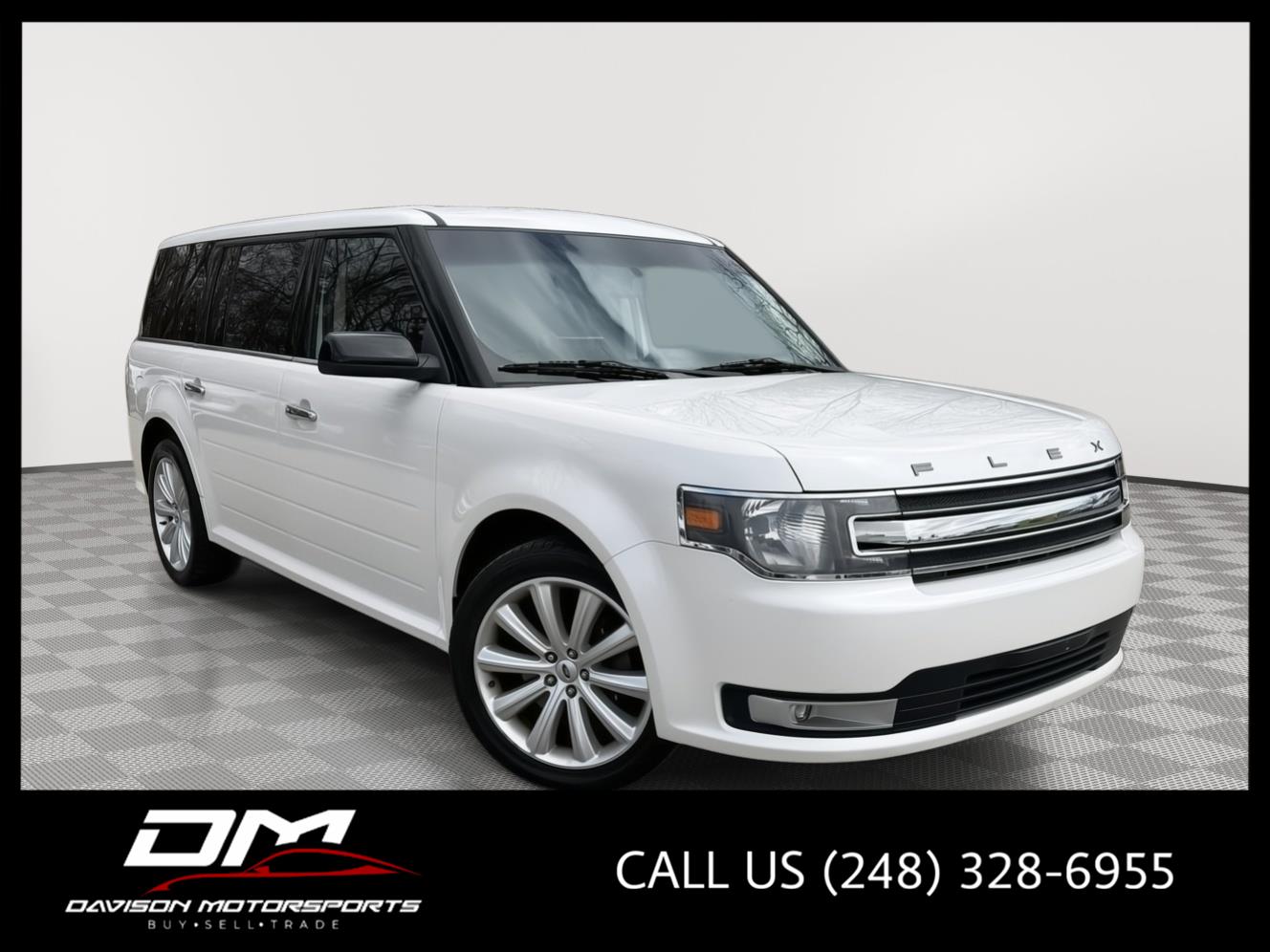 White Platinum Metallic Tri-Coat 2017 Ford Flex SEL SUV / Crossover Front-Wheel Drive 6-Speed Automatic