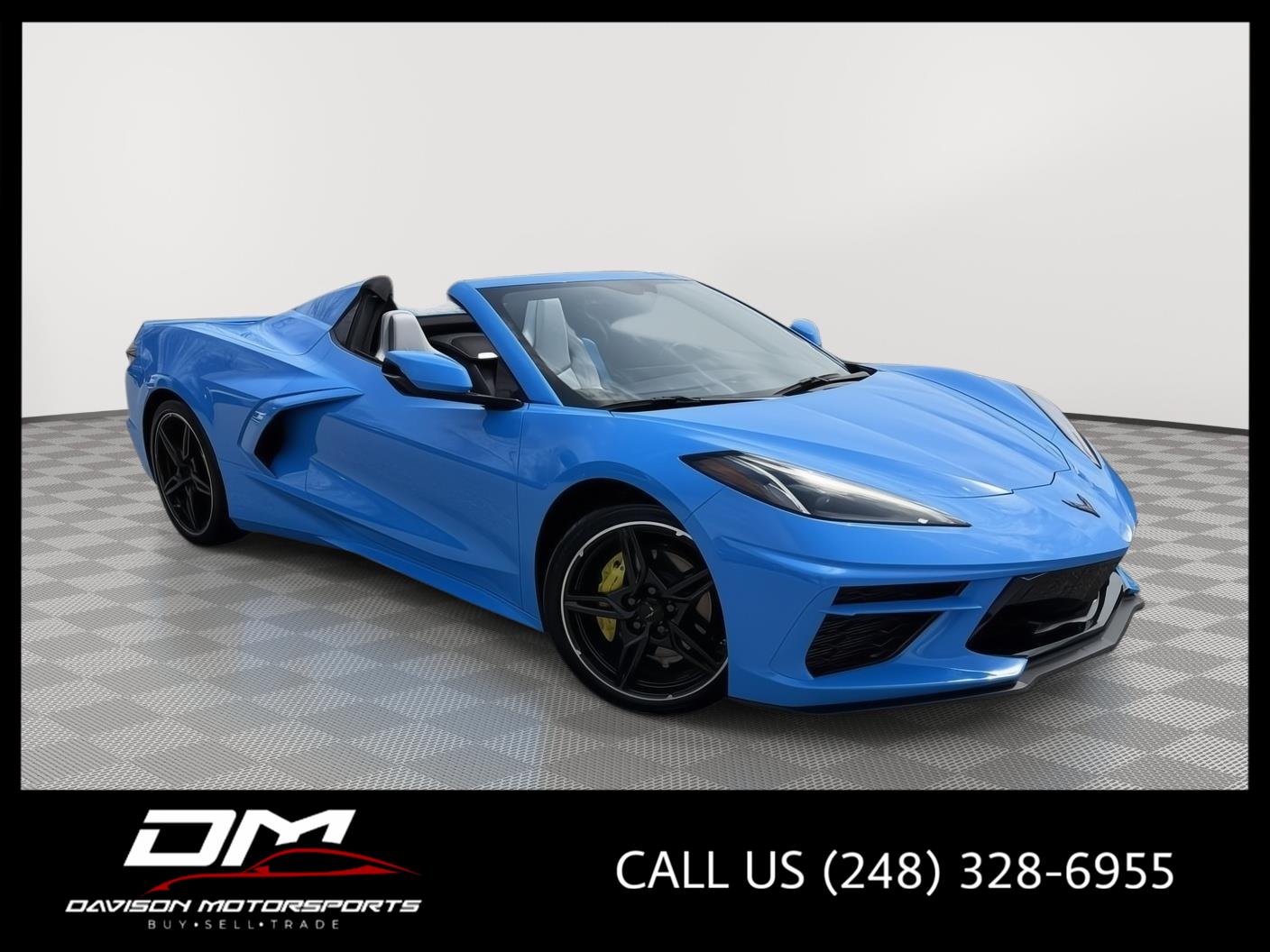 Rapid Blue 2023 Chevrolet Corvette Stingray 1LT Convertible RWD Convertible Rear-Wheel Drive 8-Speed Dual Clutch