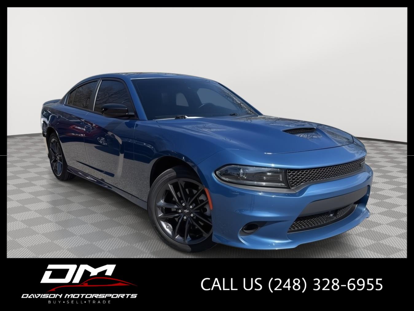 Blue (Frostbite) 2022 Dodge Charger GT AWD Sedan All-Wheel Drive 8-Speed Automatic