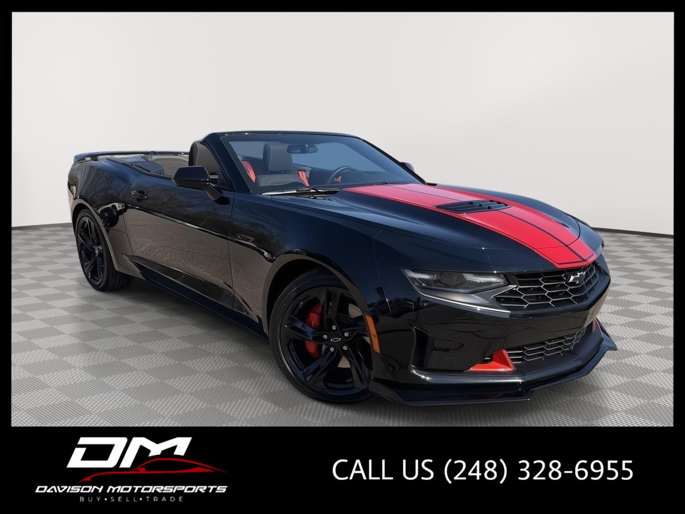Black 2024 Chevrolet Camaro LT1 Convertible RWD Convertible Rear-Wheel Drive Automatic