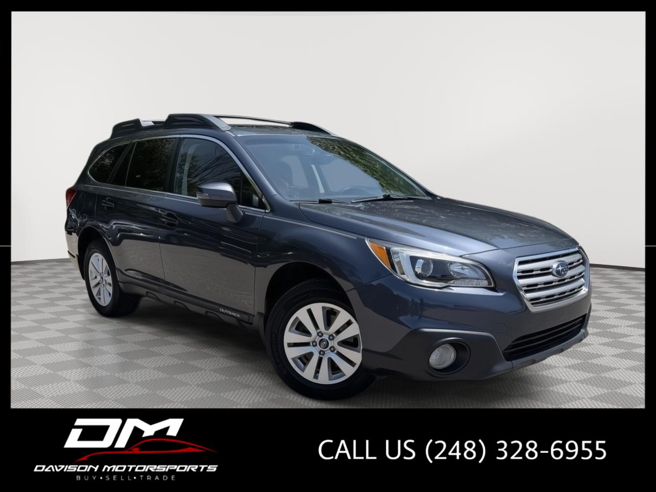 Carbide Gray Metallic 2017 Subaru Outback 2.5i Premium AWD Wagon All-Wheel Drive Continuously Variable Transmission