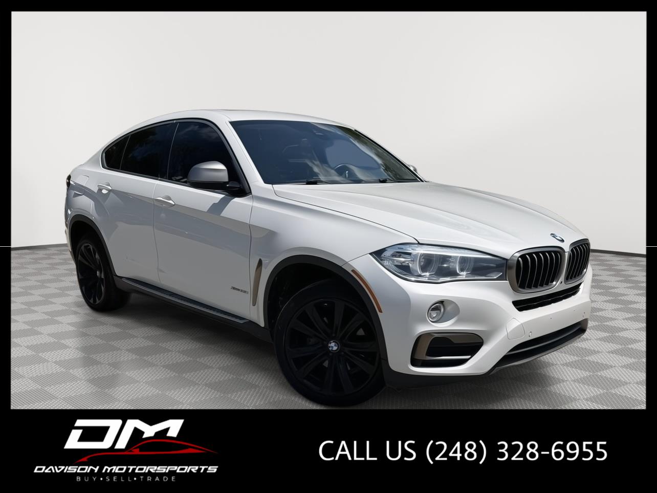 Mineral White Metallic 2015 BMW X6 SUV / Crossover All-Wheel Drive Automatic