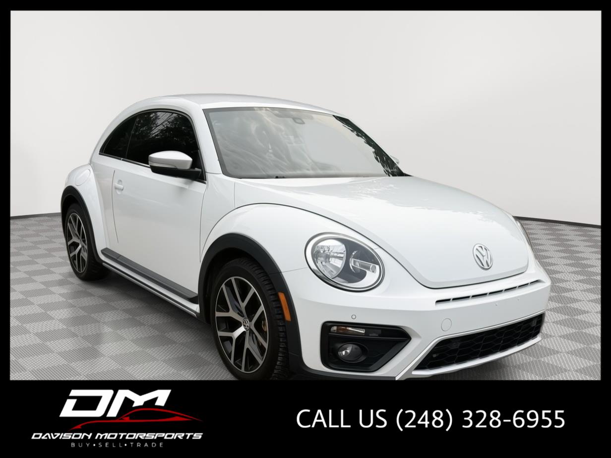 Pure White 2017 Volkswagen Beetle Hatchback Front-Wheel Drive Automatic
