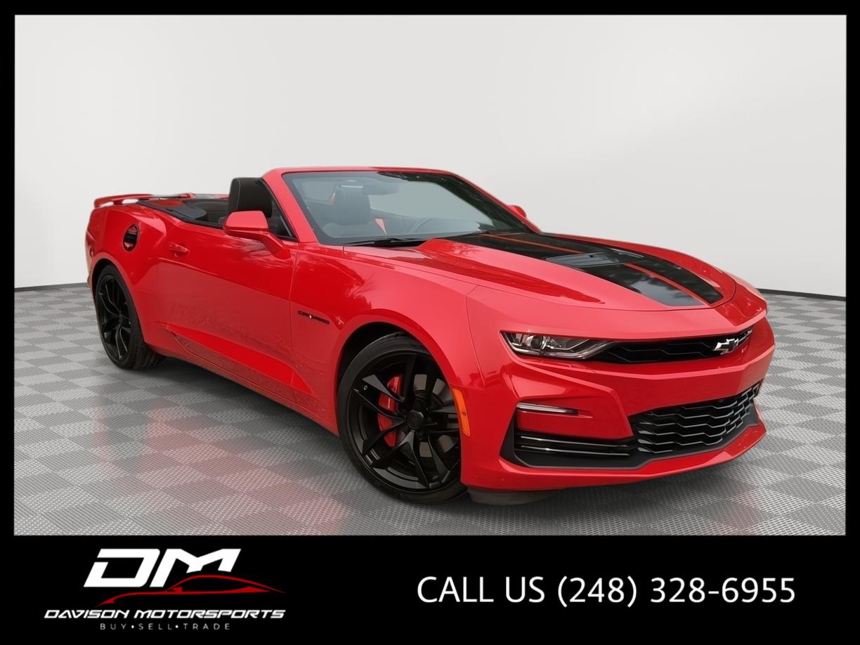 Red Hot 2023 Chevrolet Camaro Convertible Rear-Wheel Drive Automatic