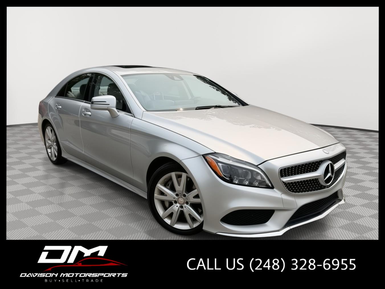 Iridium Silver Metallic 2015 Mercedes-Benz CLS Sedan All-Wheel Drive Automatic
