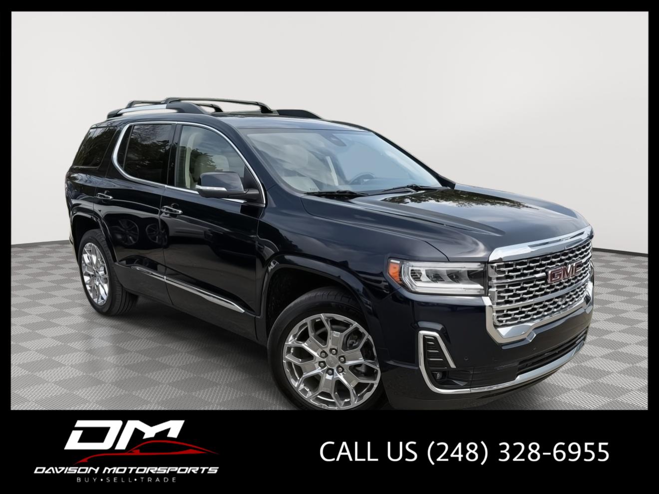 Midnight Blue Metallic 2022 GMC Acadia SUV / Crossover Four-Wheel Drive 9-Speed Automatic
