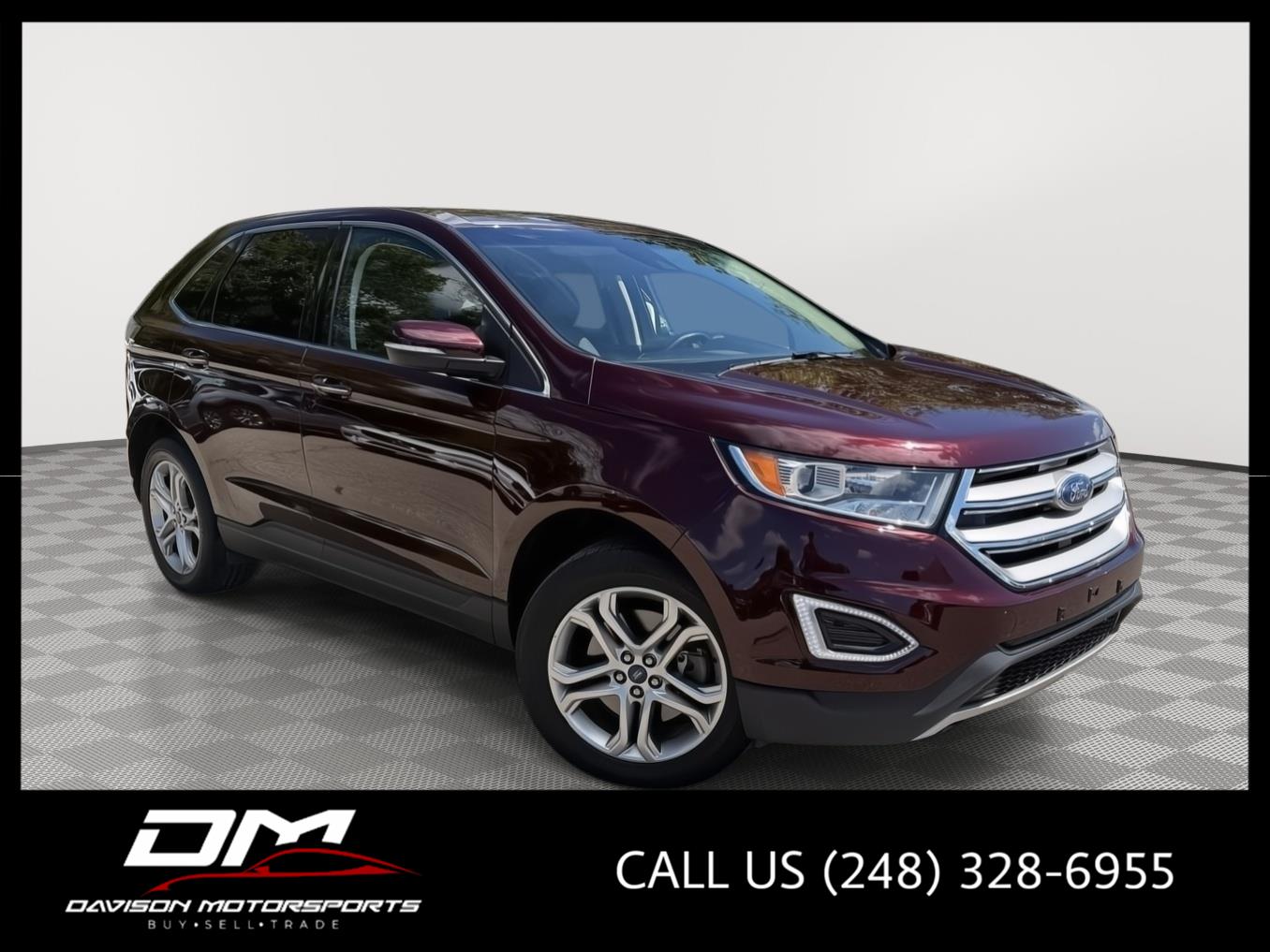Red (Burgundy Velvet Metallic Tinted Clearcoat) 2018 Ford Edge SUV / Crossover All-Wheel Drive 6-Speed Automatic