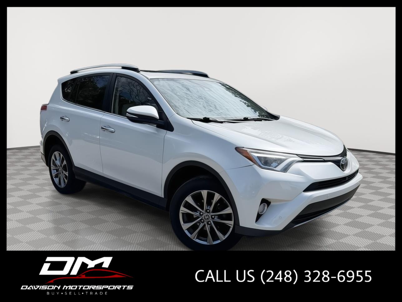 White (Blizzard Pearl) 2018 Toyota RAV4 SUV / Crossover All-Wheel Drive Automatic