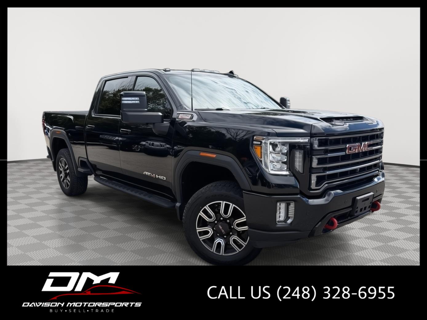Onyx Black 2021 GMC Sierra 2500HD Pickup Truck Four-Wheel Drive 6-Speed Automatic